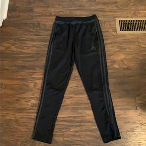 black adidas joggers